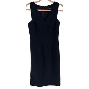 Banana Republic Size 6 Black Sleeveless V-Neck Sheath Dress Make it Yours!